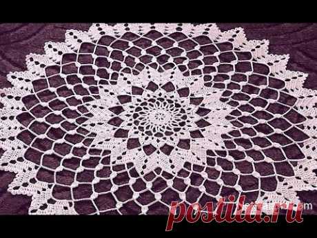 Crochet doily tutorial  How to crochet doily 1-5 round  Part 1