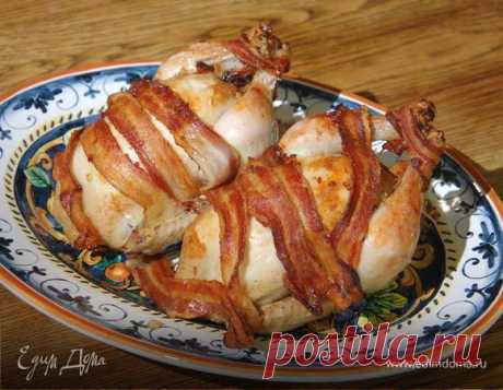 Курица, фаршированная гречкой и каштанами, пошаговый рецепт на 3445 ккал, фото, ингредиенты - Юлия Высоцкая