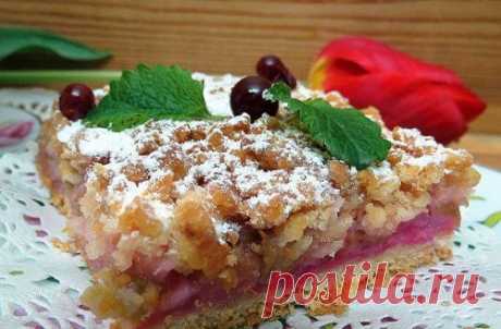 Пироги с ревенем - ТОП 10 самых легких рецептов с фото