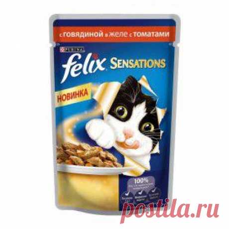 Купить Felix Sensations кусочки в желе для кошек с говядиной и томатами (12232833), 85 г в Пензе, цена / Интернет-магазин &quot;Vseinet.ru&quot;.
Уникальные рецептуры в аппетитном желе от Felix &quot;Sensations&quot;, для кошек-гурманов, изысканный и нежный вкус  из мяса с дополнительным ингредиентом в практичном пакетике.