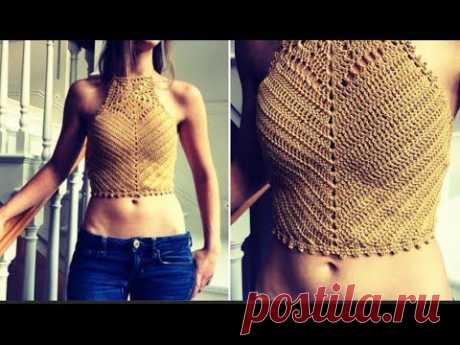 So happy To share this Fashionable Festival Crochet Crop Top step by step Tutorial with you all . Enjoy your Summer and Happy Crochet!!!xoxoxoxo Yarn used:ht...