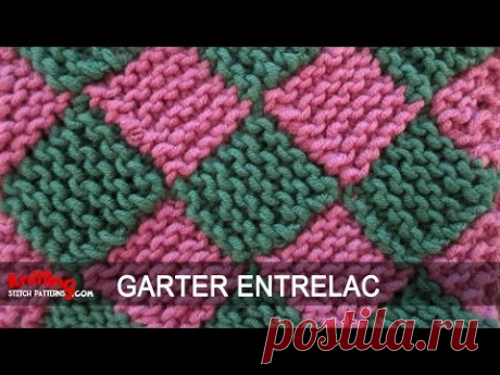 Garter Entrelac Knitting