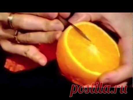 Orange Simple Flower - Beginners Lesson 14 By Mutita The Art Of Fruit And Vegetable Carving Tutorial