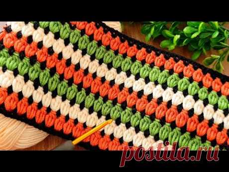 Уникальная очень простая модель детского одеяла для вязания крючком для начинающих