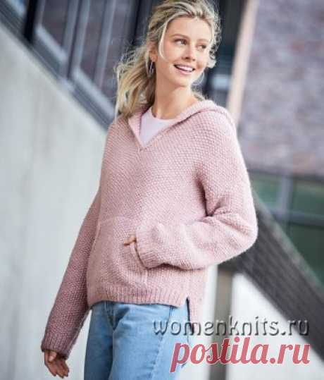 Розовый пуловер спицами
Описание: https://womanknits.ru/vyazanie-dlya-zhenshchin/pulovery-svitera/rozovyj-pulover-spicami