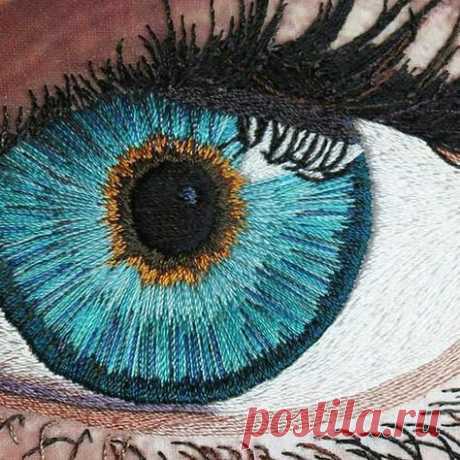 ​Идеи вышивки реалистичных глаз Идеи вышивки реалистичных глазИногда рисовать очень реалистично можно не только красками, но и нитками.И вот тому подтверждение.