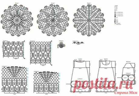 . Женственно. Светло бежевое ажурное платье. - Все в ажуре... (вязание крючком) - Страна Мам