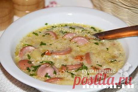 Картофельный суп с сосисками и сыром | Харч.ру - рецепты для любителей вкусно поесть
