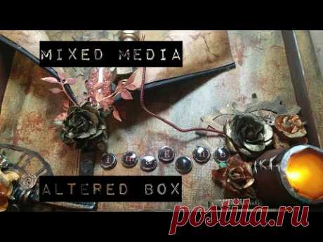 Steampunk Mixed Media Box-SOLD!