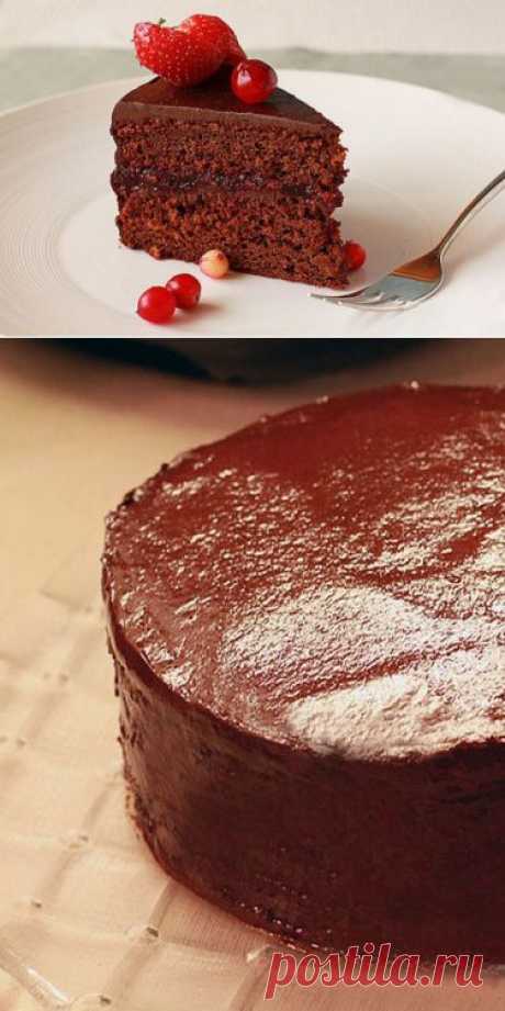 Шоколадный торт с клюквой пошаговый рецепт с фото