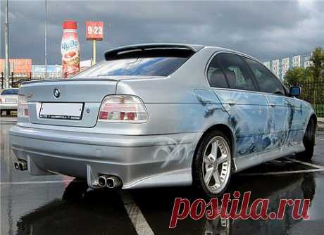 Обвесы BMW 5er Е39 : Бампер задний BMW E39 HAMANN Competition