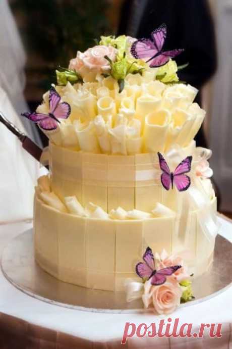Идеи для свадебного торта.