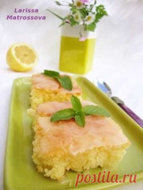 Лимонный пирог &quot;Наивкуснейший&quot; - кулинарный рецепт