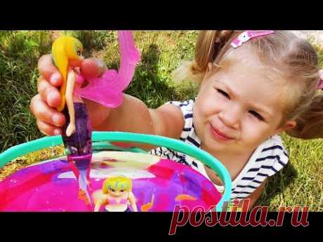 ✿ РУСАЛКИ ИГРЫ ДЛЯ ДЕВОЧЕК Волшебная Русалочка UNBOXING NEW TOYS for girls Mermaid dolls swims Pool