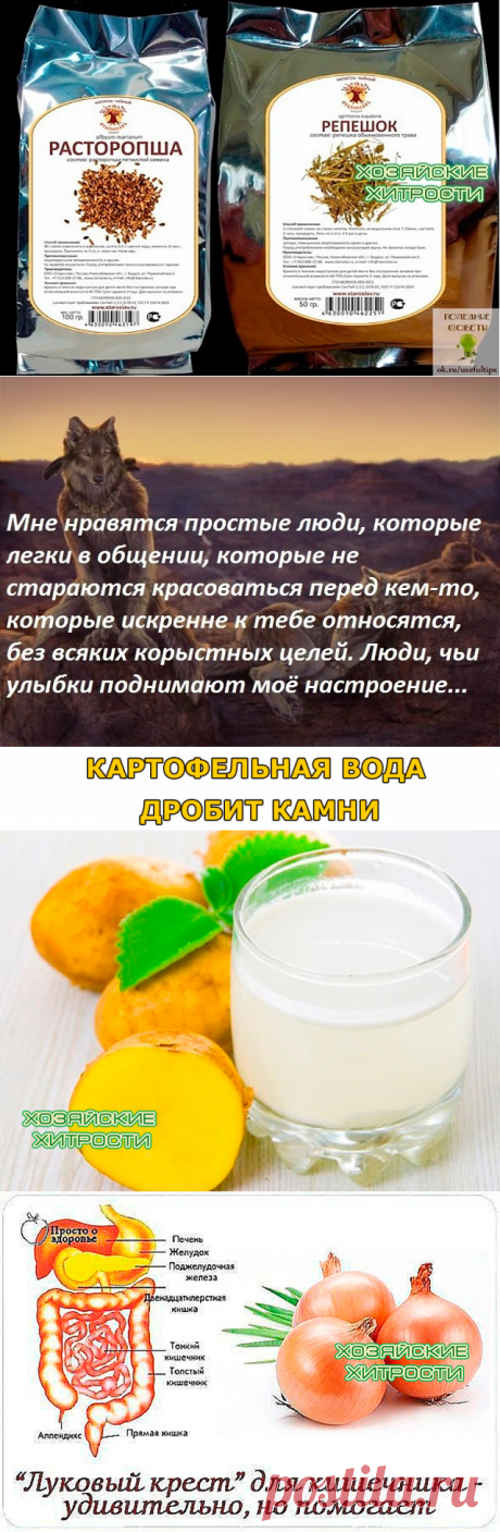 От болезней почки, кровь, кишечник