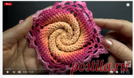 Crochet square Квадратные мотивы крючком 357 - YouTube
