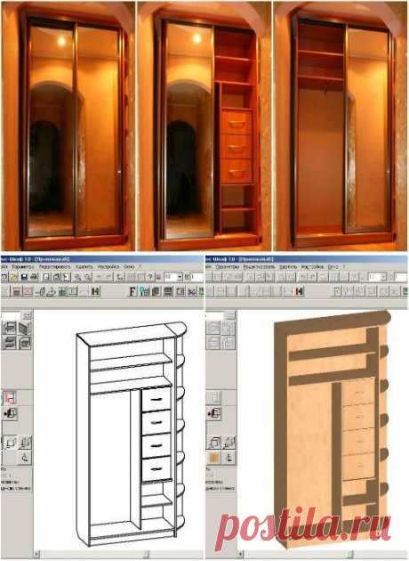 Как сделать шкаф-купе своими руками самостоятельно от проекта до сборки