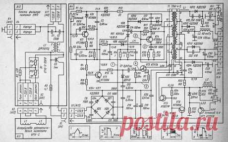 Принципиальная схема блока питания телевизора 3УСЦТ