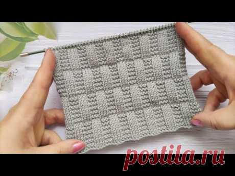 Easy Checker Stitch | Einfaches Schachbrettmuster | Point Damier simple | Punto Scacchiera semplice