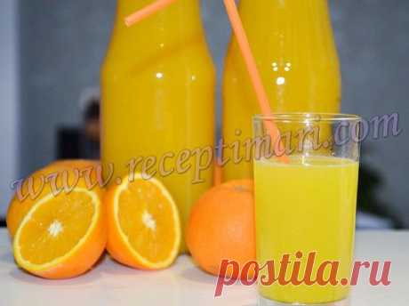 Апельсиновый сок в домашних условиях.