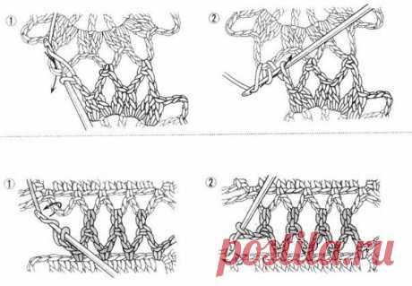 Вязание-крючок-Рисунки и схемы &gt;Соединение деталей крючком