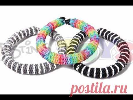 Rainbow Loom Inverted Hexafish Advanced Bracelet Tutorial