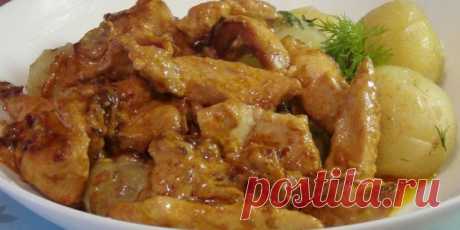 Изумительная куриная грудка под сметанным соусом | Кулинарушка - Вкусные Рецепты