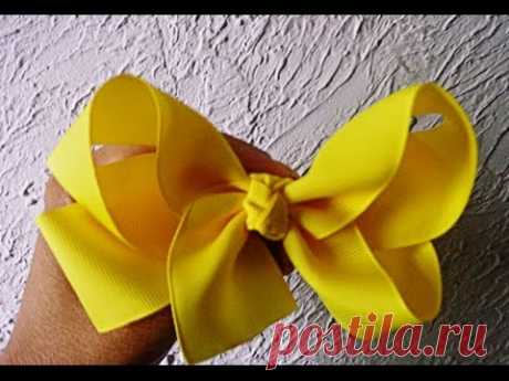 Laço da carinha de anjo/Diy Ribbon Aula 61