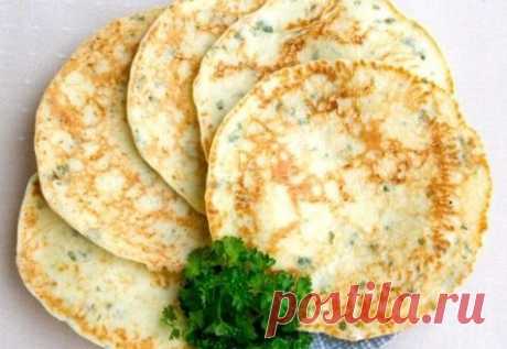 Сырные лепешки с зеленью | Горячие закуски | Рецепты | Online.ua