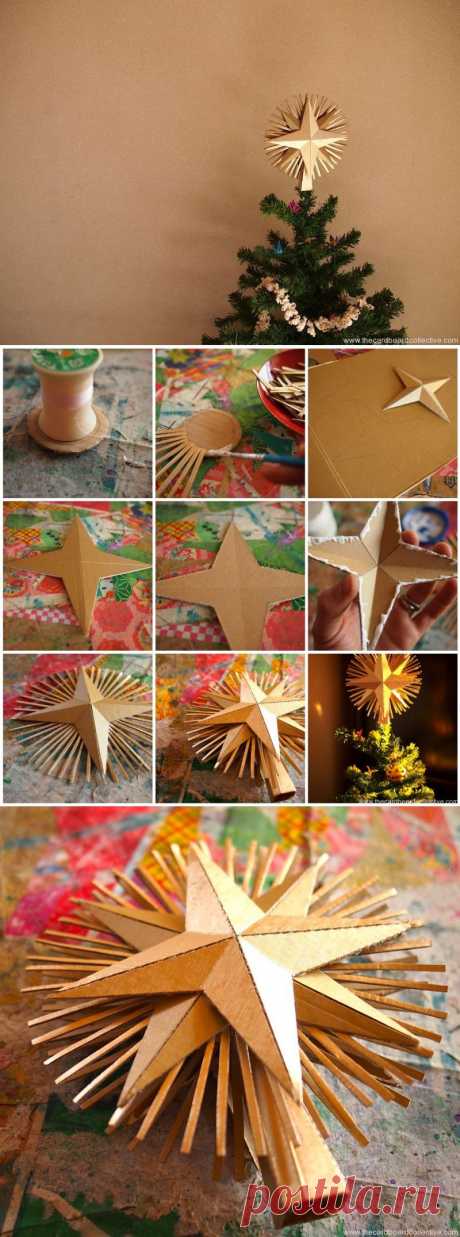 Cardboard Christmas Star | THE CARDBOARD COLLECTIVE