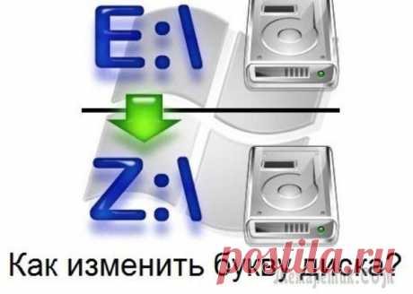 Как изменить букву диска в Windows 7, 8 и Windows XP