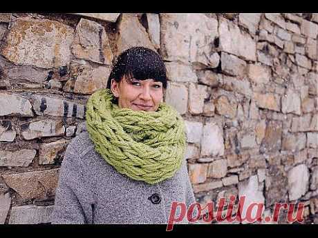 How to Make 30 Minute Infinity Scarf - Knit - Handimania