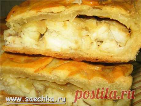 Калакукко (финский пирог с рыбой) - рецепт с фото
