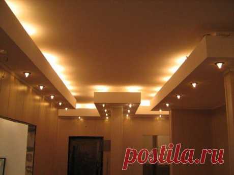 Точечные светильники для гипсокартонного потолка