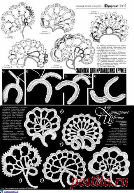 Мотивы ирландского кружева. Подборка 27