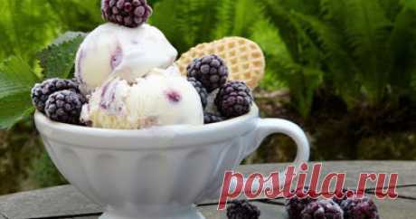 Домашнее мороженое простой рецепт | Диетическое питание
