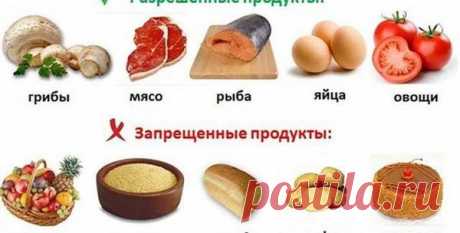 Полный список всех продуктов для правильного питания | Блоги о даче, рецептах, рыбалке