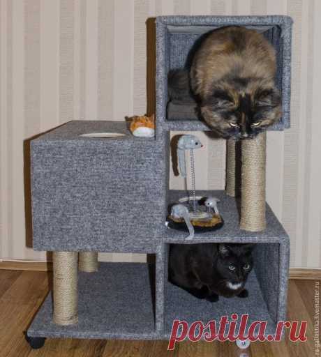 Строим кошкин дом за пару дней - Ярмарка Мастеров - ручная работа, handmade