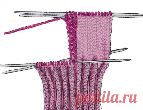 «Бабушкин» способ вязания носков - схема вязания спицами. Вяжем Техника вязания на Verena.ru