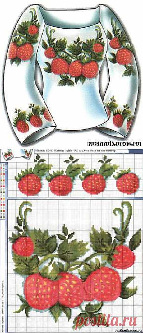 Вышиванка женская &quot;Ягодка&quot; - вышиванки - этно - Каталог статей - Персональный сайт