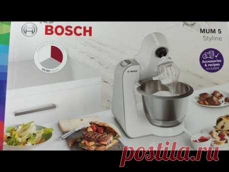 Bosch MUM 5 Styline  Тест. Кухонный комбайн