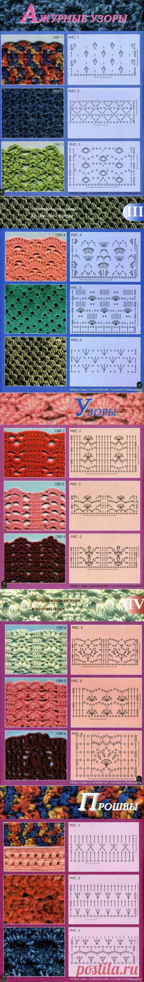180 узоров вязания крючком скачать. Узоры вязания крючком схемы скачать | Домоводство для всей семьи