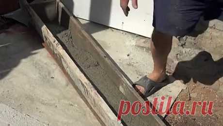 Как сделать столб из бетона своими руками