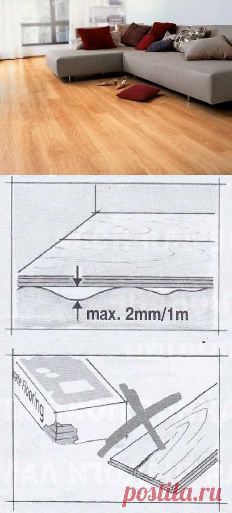 Инструкция по укладке ламината.