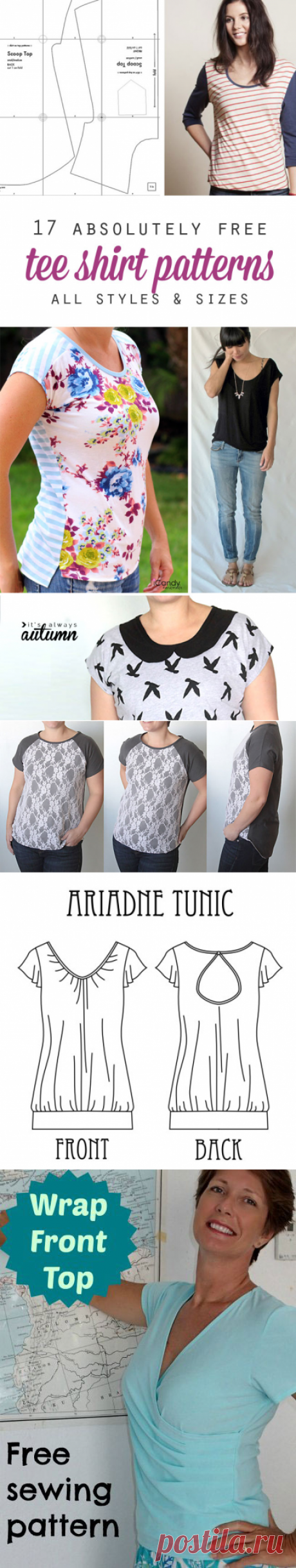 free t-shirt sewing patterns - It's Always Autumn