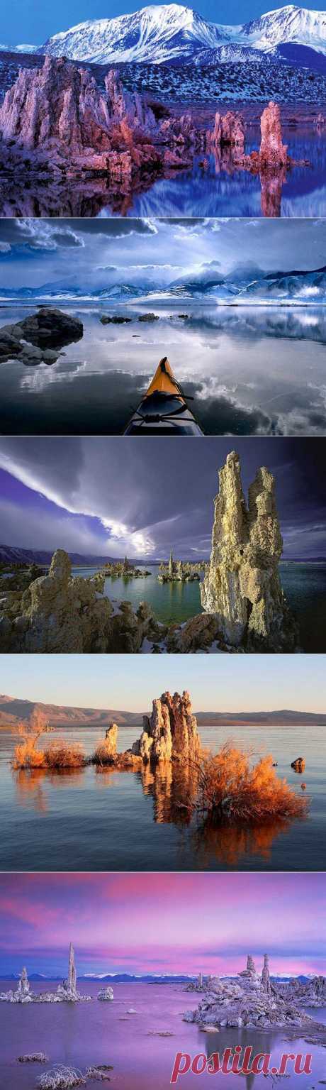 Необычайно красивое озеро Моно / Туристический спутник
