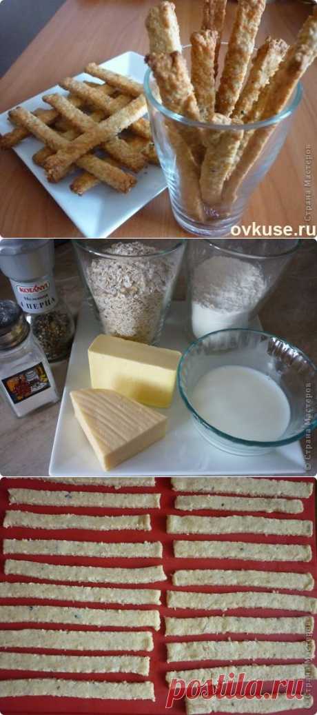 Овсяные палочки с сыром за 20 минут - Простые рецепты Овкусе.ру