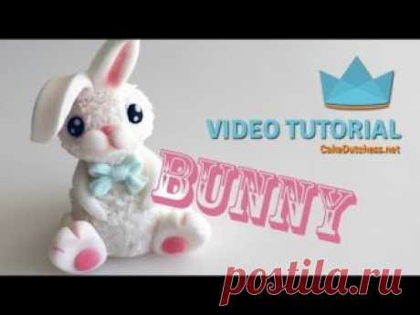 How to make a cute Bunny Cake Topper - Tutorial