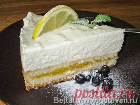 Творожный торт «Лимонное настроение». Фото-рецепт / Готовим.РУ