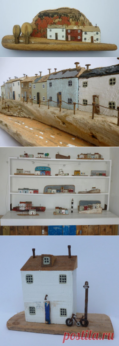 Идеи для творчества вместе с детьми: миниатюрные домики Кирсти Элсон — Рукоделие